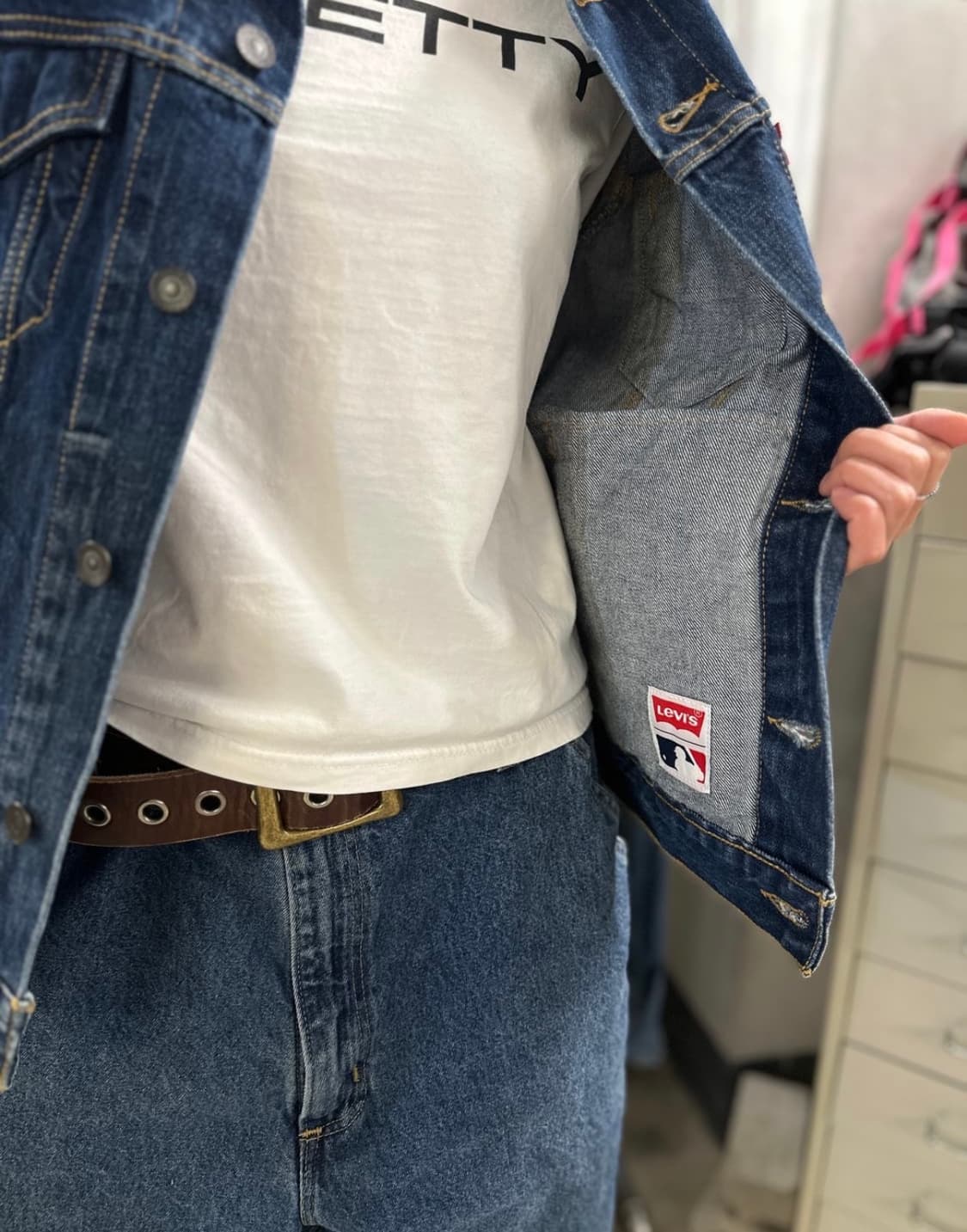 리바이스 트러커 데님 청자켓 Levi's Limited Edition M 상품이미지3