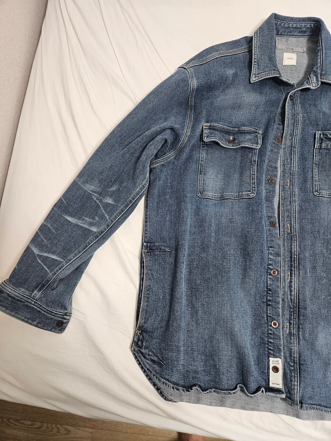 시리즈 데님 셔켓 상품이미지5