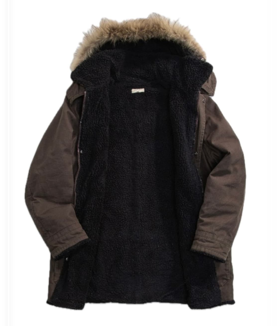 ships 빈티지 헤비 누빔 파카 양털 자켓  상품이미지2