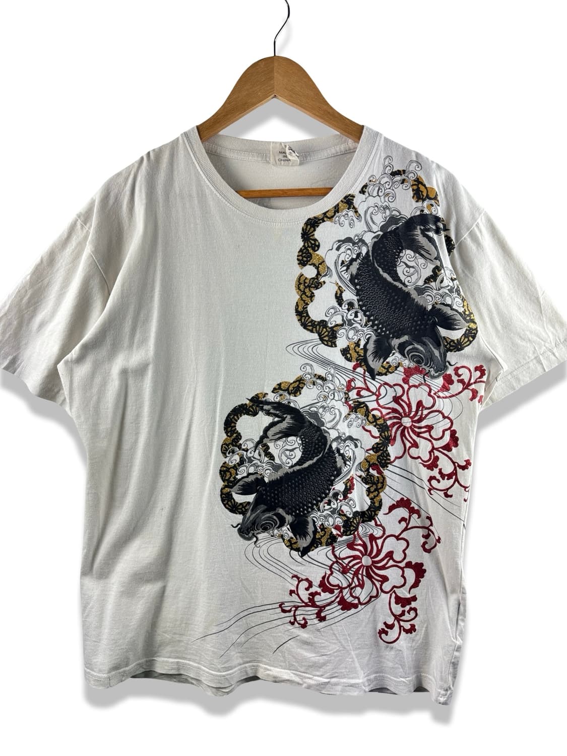 JPN 오리엔탈 코이 프린팅 슬리브1826 상품이미지2