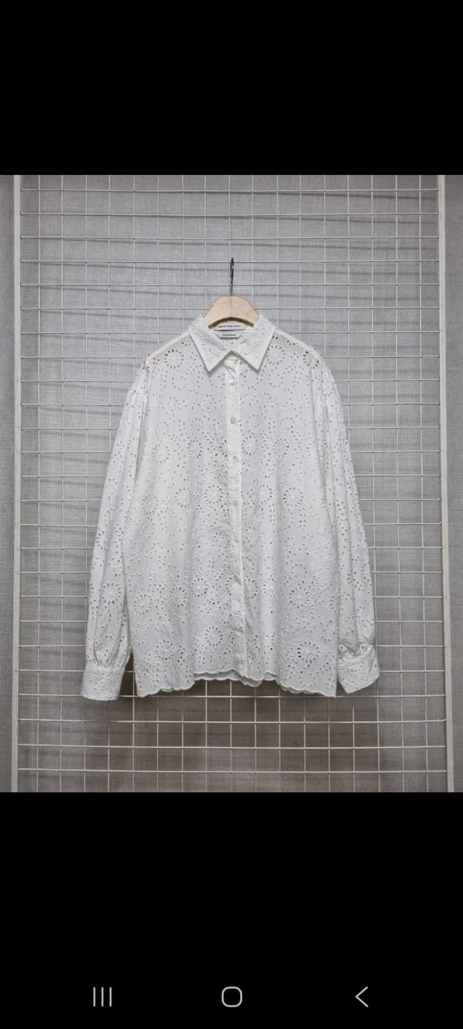 마리떼프랑소와저버 다이애그널 펀칭블라우스  55~66 상품이미지1