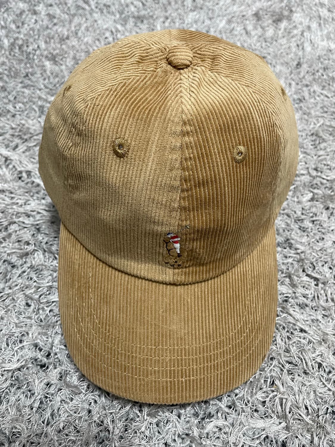 폴로Polo 컬러포니 브라운 코듀로이 캡 Free 상품이미지2