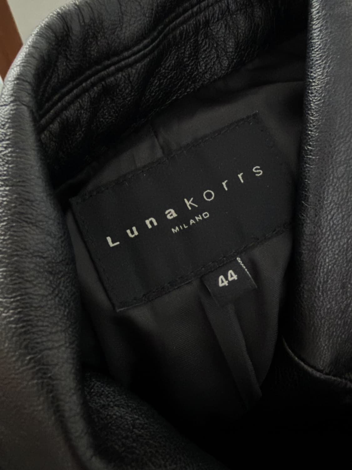 Lunakorrs 투 지퍼 레더 라이더자켓 상품이미지10