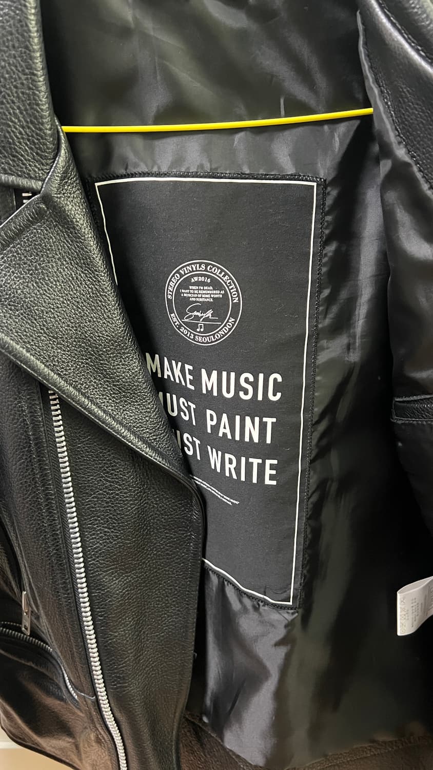 스테레오 바이널즈 라이더자켓 카우레더 상품이미지4