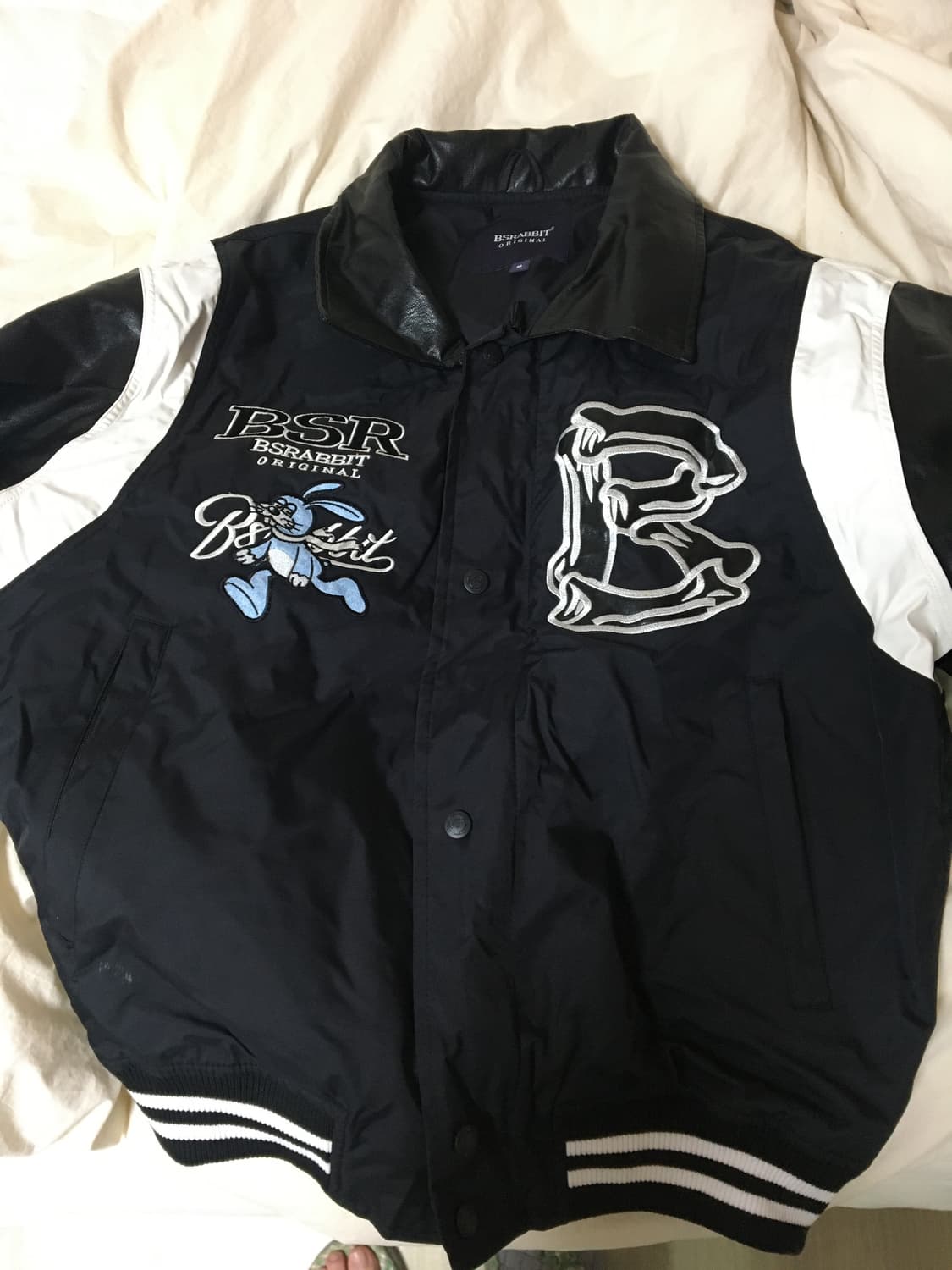 BSRABBIT 비에스레빗 바시티 자켓 상품이미지2