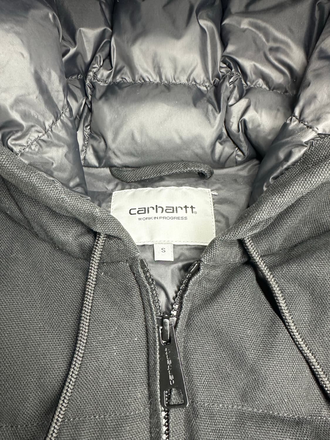 칼하트 블랙 후드 자켓 상품이미지3