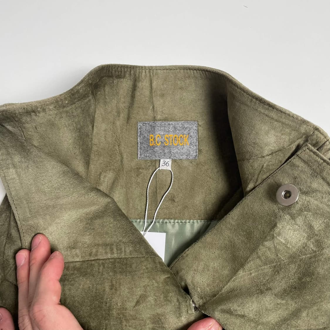 피그 스웨이드 커트 스커트 상품이미지6