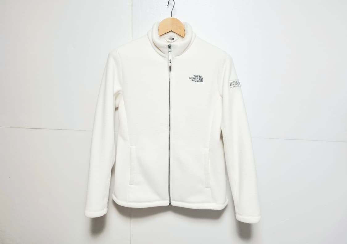 여성 2021 노스페이스 정가11만 화이트라벨 크림퓨리 플리스 집업 자켓 상품이미지1