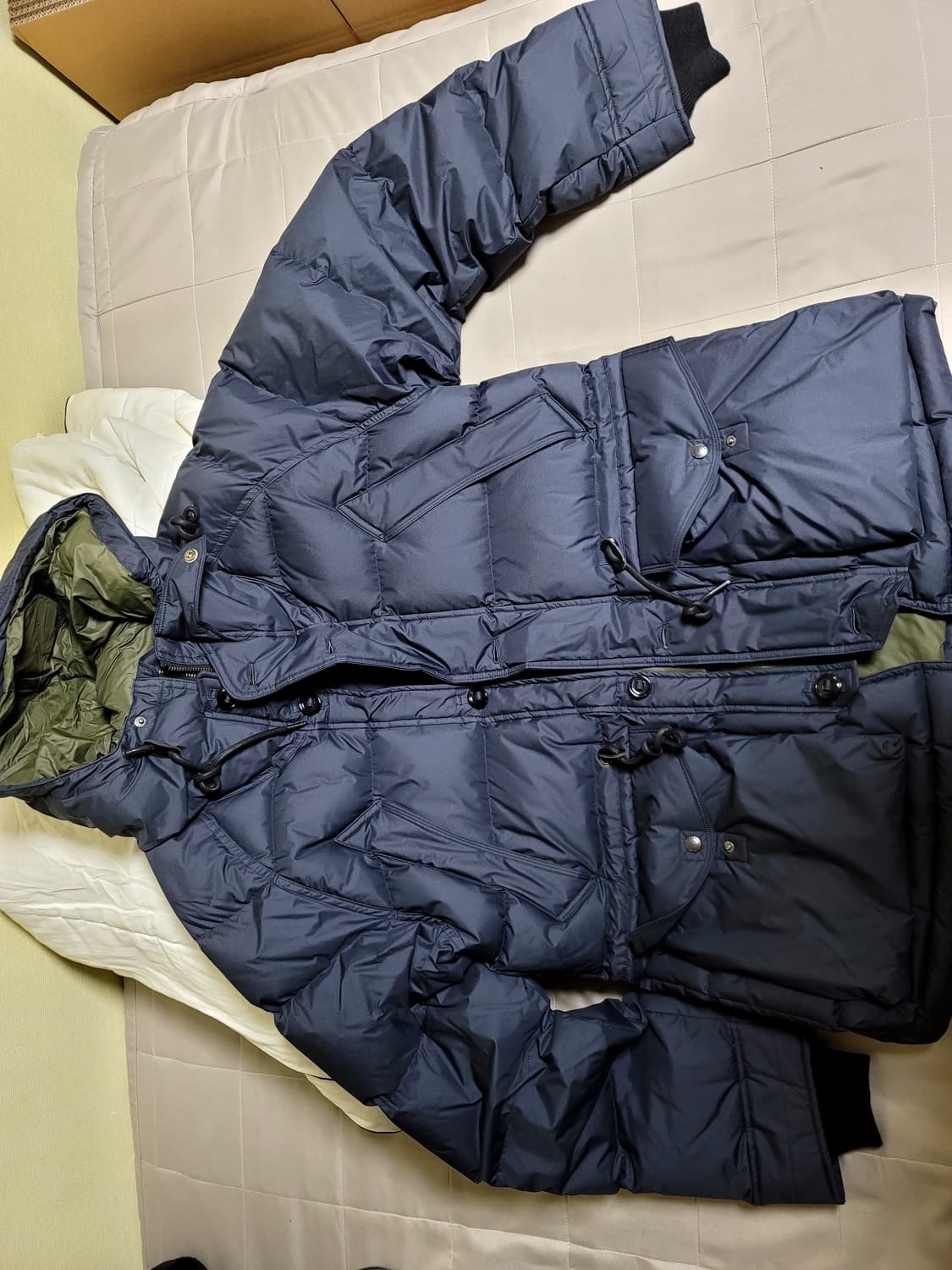 24FW 이스트로그 유틸리티 쉴드 파카 네이비 XL 상품이미지5