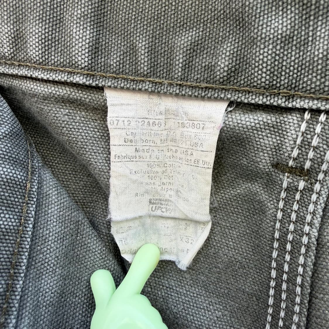 OG USA 칼하트 더블니 Carhartt B01 Mos 상품이미지10