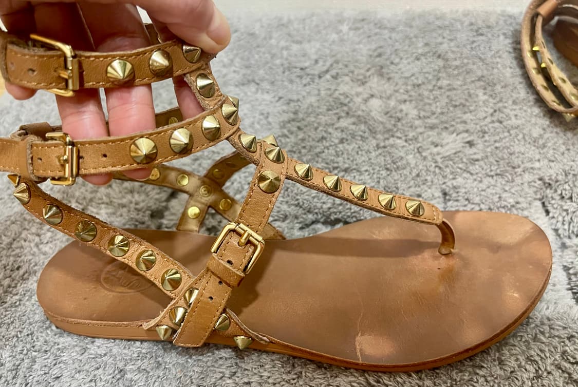 ASH 스터드 샌들 브라운/37사이즈 상품이미지7