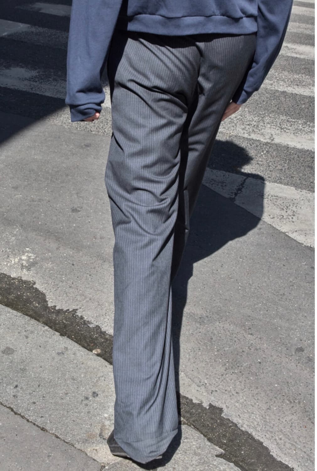 [3] Mudule 머듈 라운지 팬츠 네이비 스트라이프 새상품 상품이미지1