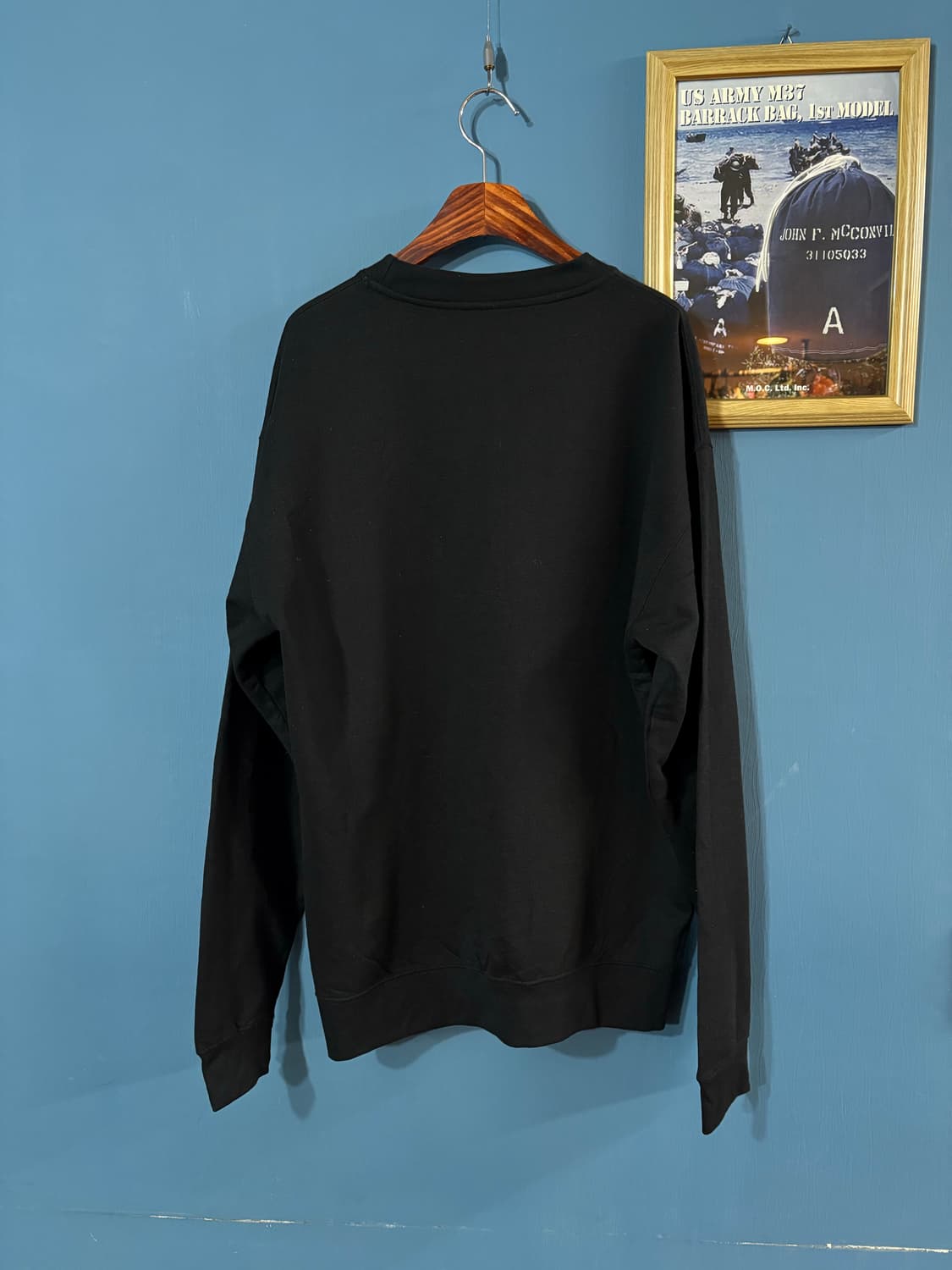 00‘s vtg ARMY Sweatshirt.  상품이미지6