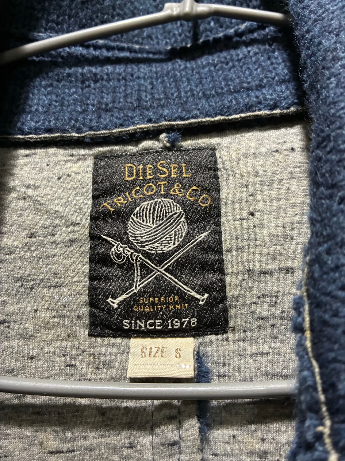 Diesel 디젤 니트 더블 피코트 자켓 상품이미지3