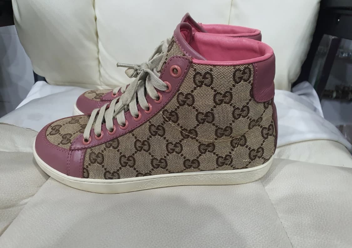 Gucci leather sneakers 구찌 하이탑 스니커즈 상품이미지4