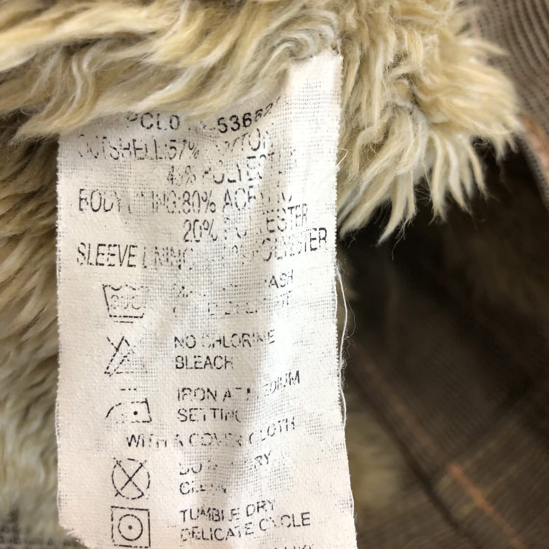 리바이스 TYPE1 타입원 코듀로이 쉐르파자켓 M 상품이미지6