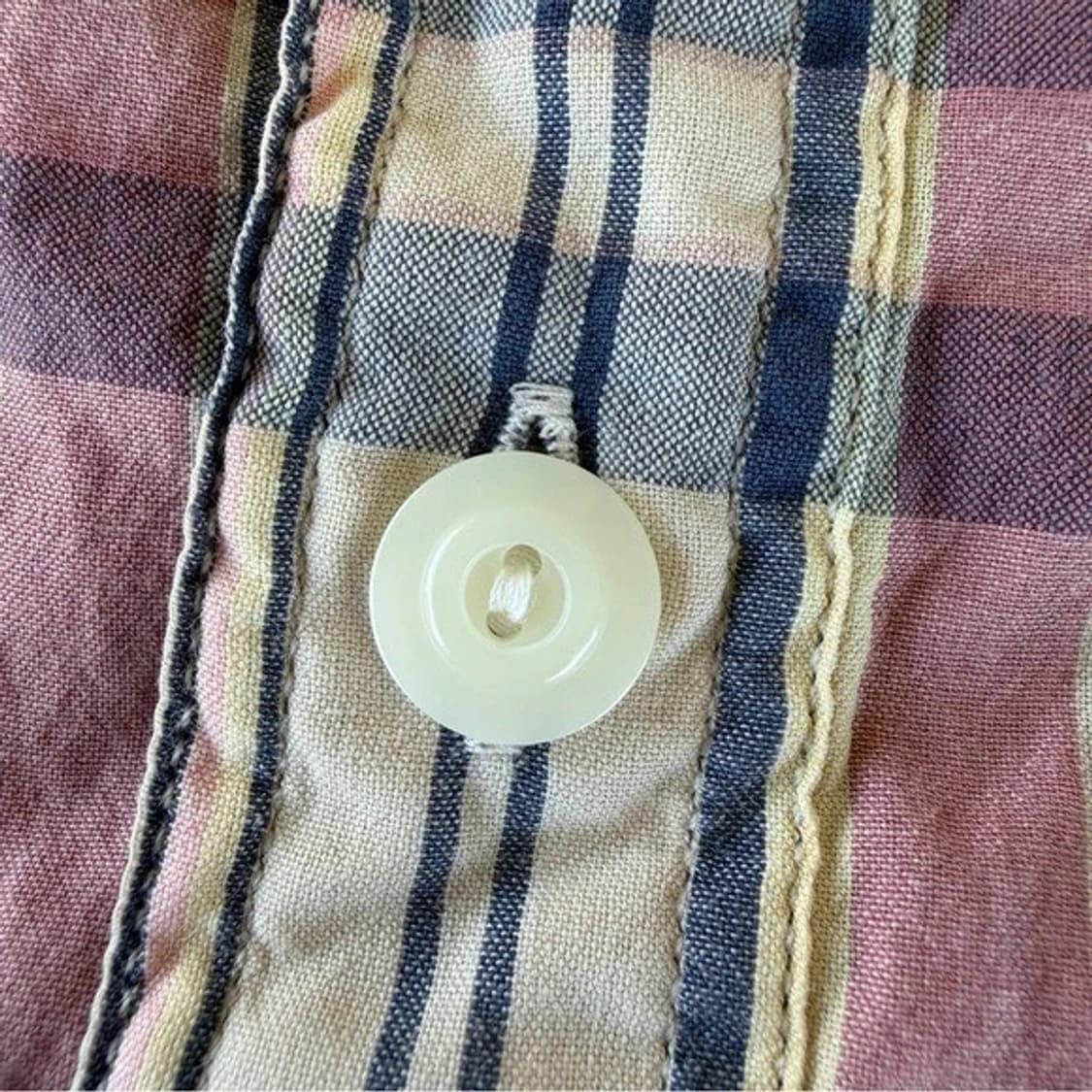 RRL 더블알엘 자카드 마드라스 워크셔츠 핑크/인디고 상품이미지4