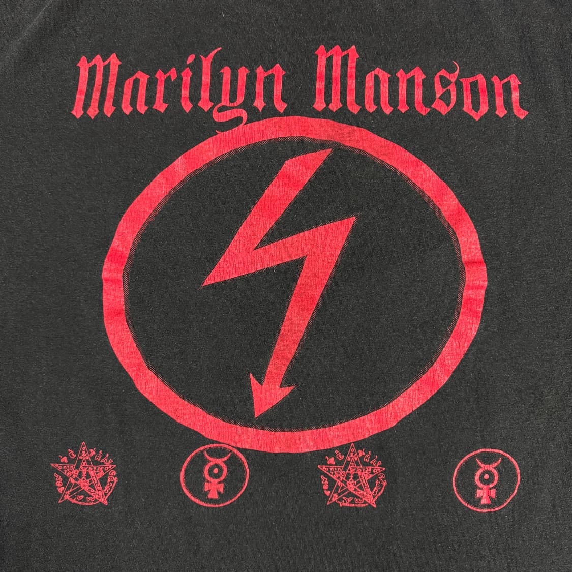 빈티지 90s Marilyn Manson 마릴린맨슨 지저스 롱슬리브 상품이미지4
