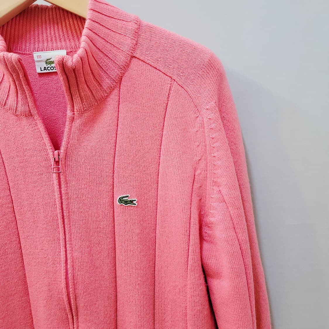 95~100) 라코스테 니트 집업  상품이미지4