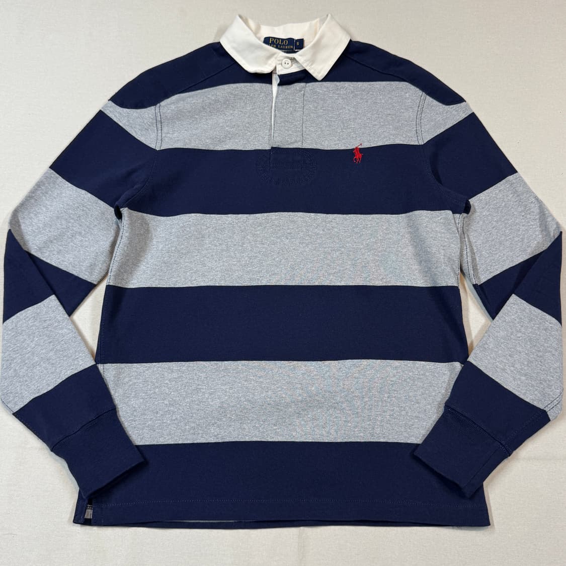 S) 폴로 랄프로렌 단가라 럭비티 긴팔 카라티 상품이미지2