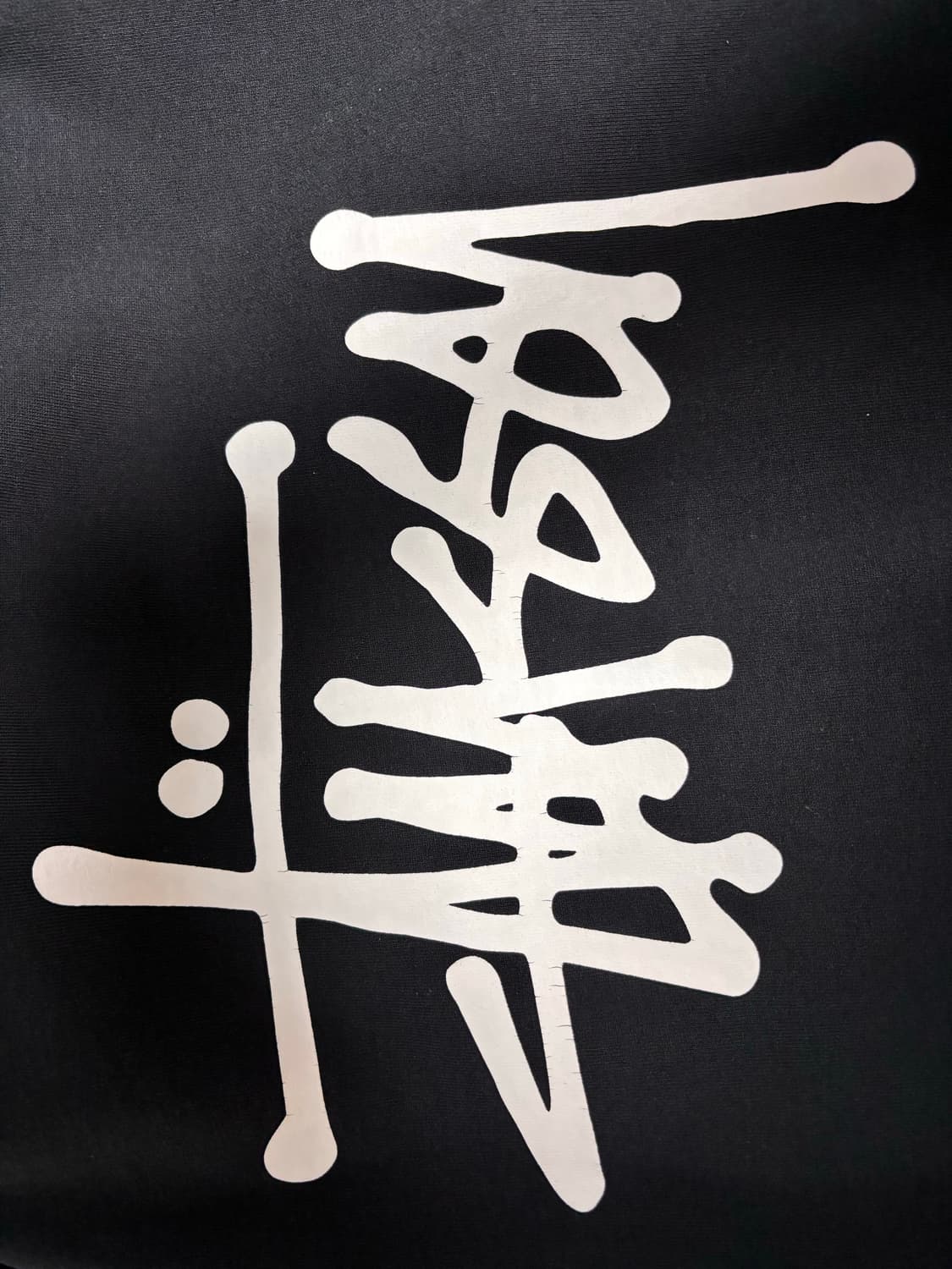 [L] 정품 스투시 베이직 로고 후드집업 블랙 상품이미지3