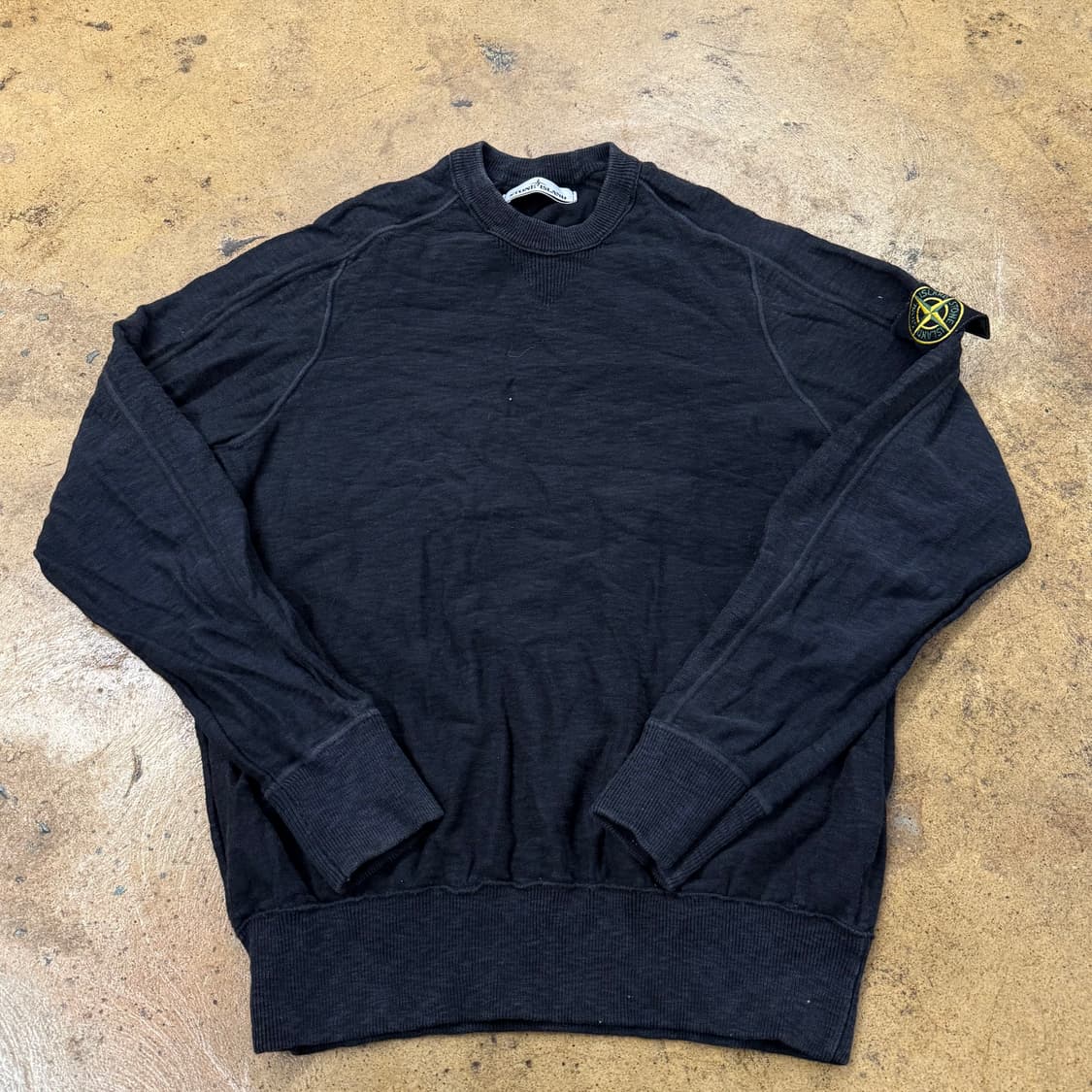 [정품/M] 스톤아일랜드 블랙 긴팔 티셔츠 맨투맨 b15 상품이미지2