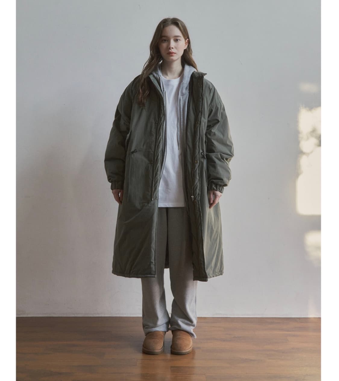 웬즈데이 오아시스 피쉬테일 야상 패딩 코트 M-65 상품이미지1