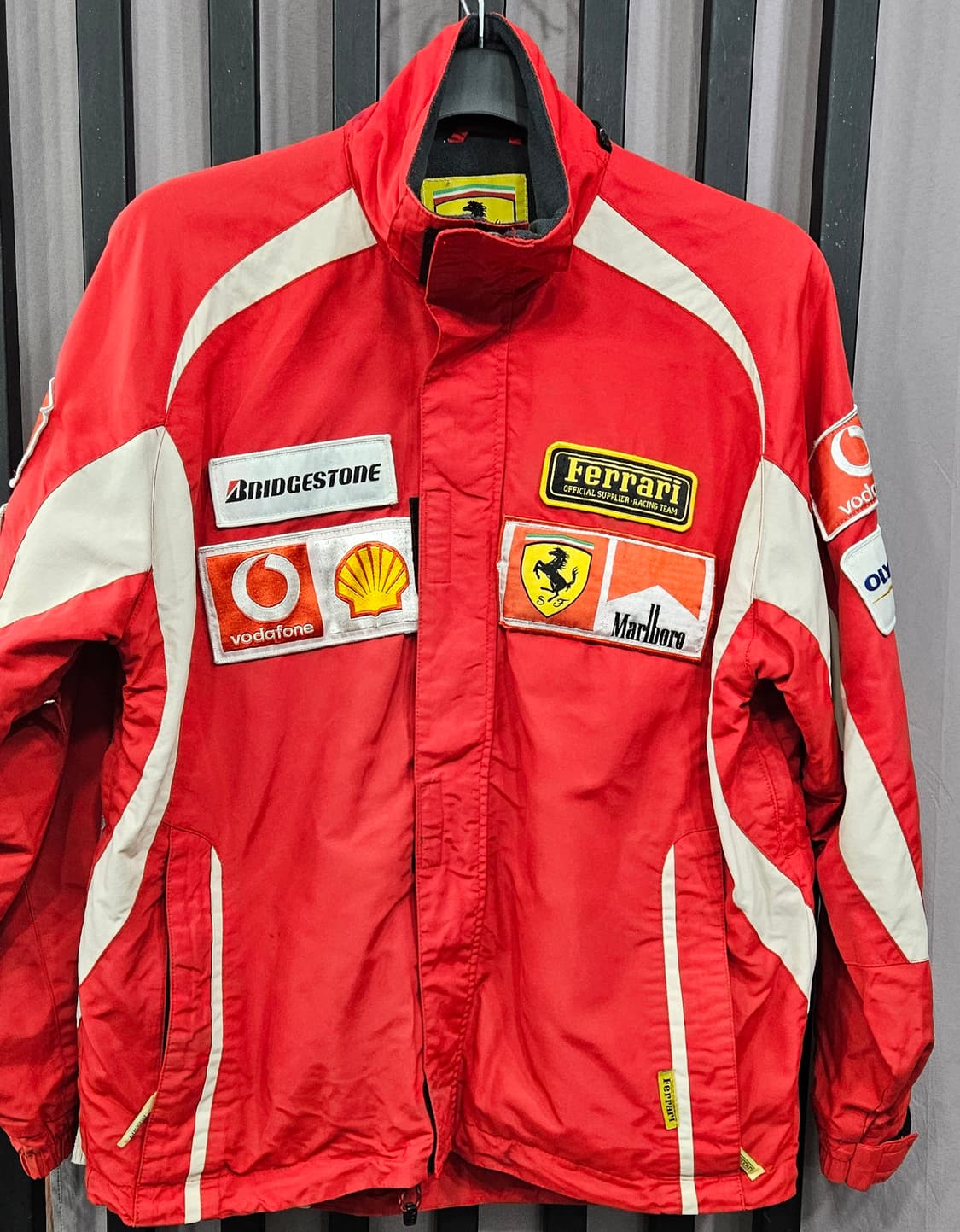 (최저가)페라리  레이싱 자켓 레드 S 상품이미지1