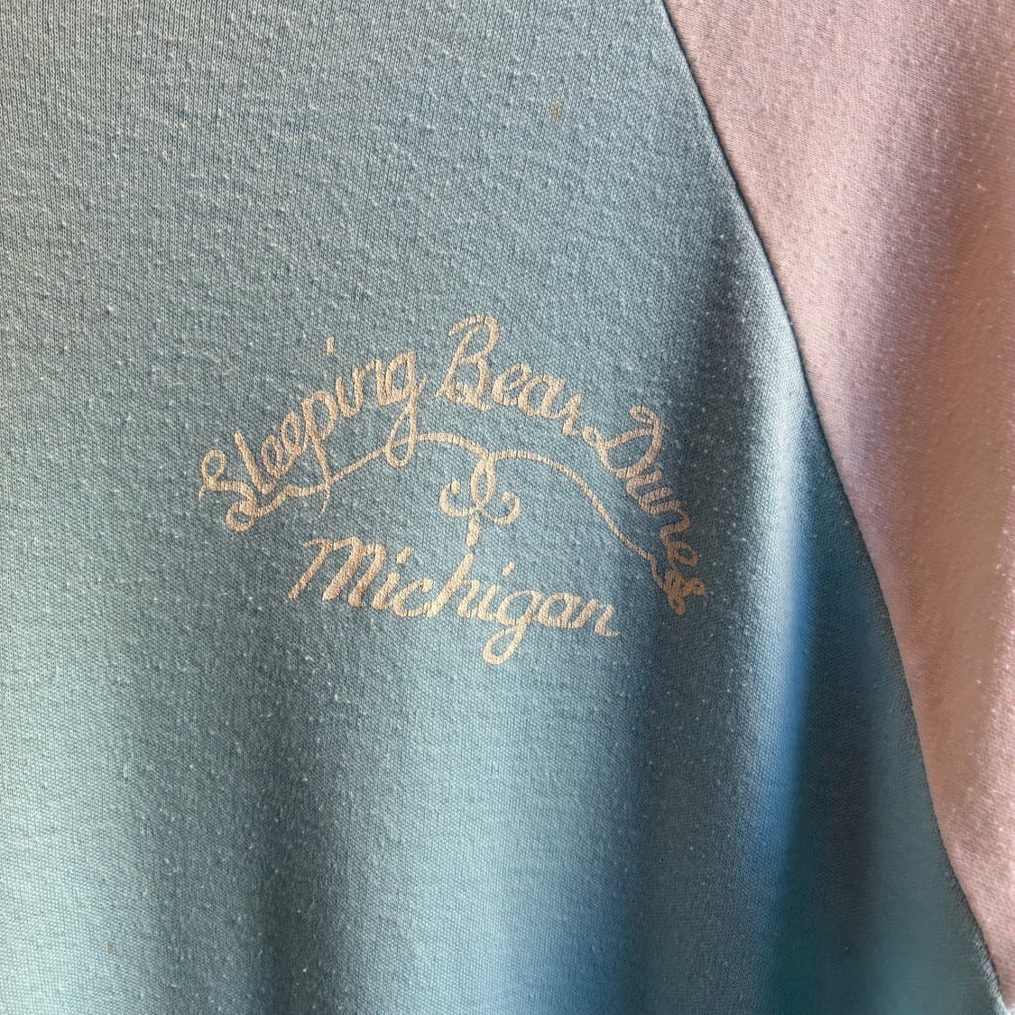 70-80's Michigan Souvenir Raglan Tee 상품이미지3