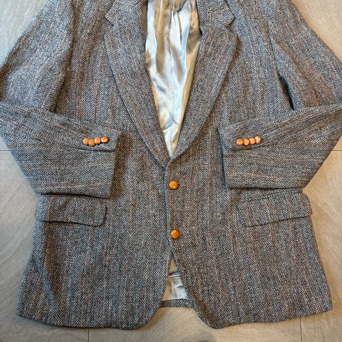 빈티지 해리스트위드 울 자켓 상품이미지3