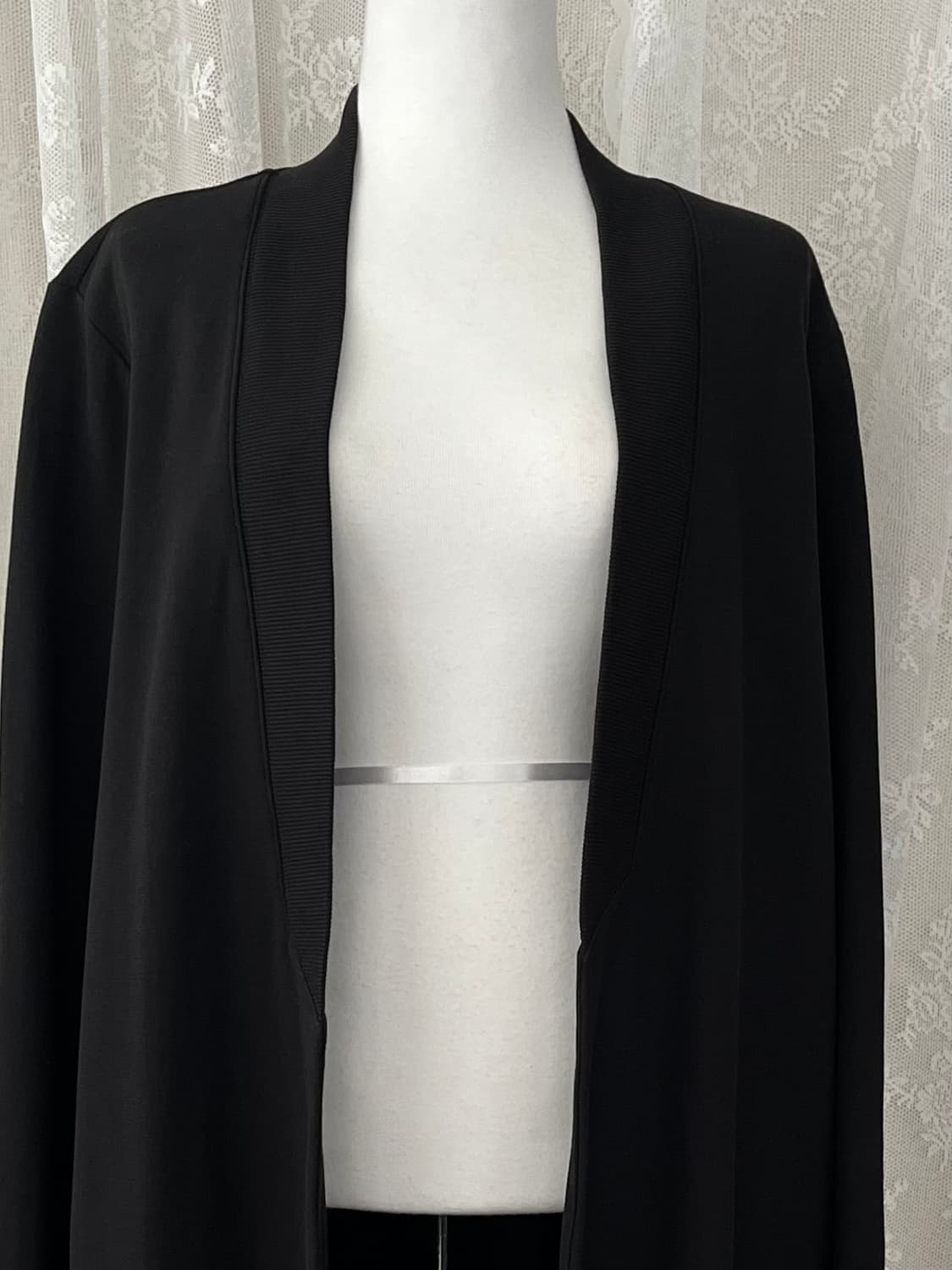 L) 코스 COS 여성 롱 가디건 블랙 상품이미지4