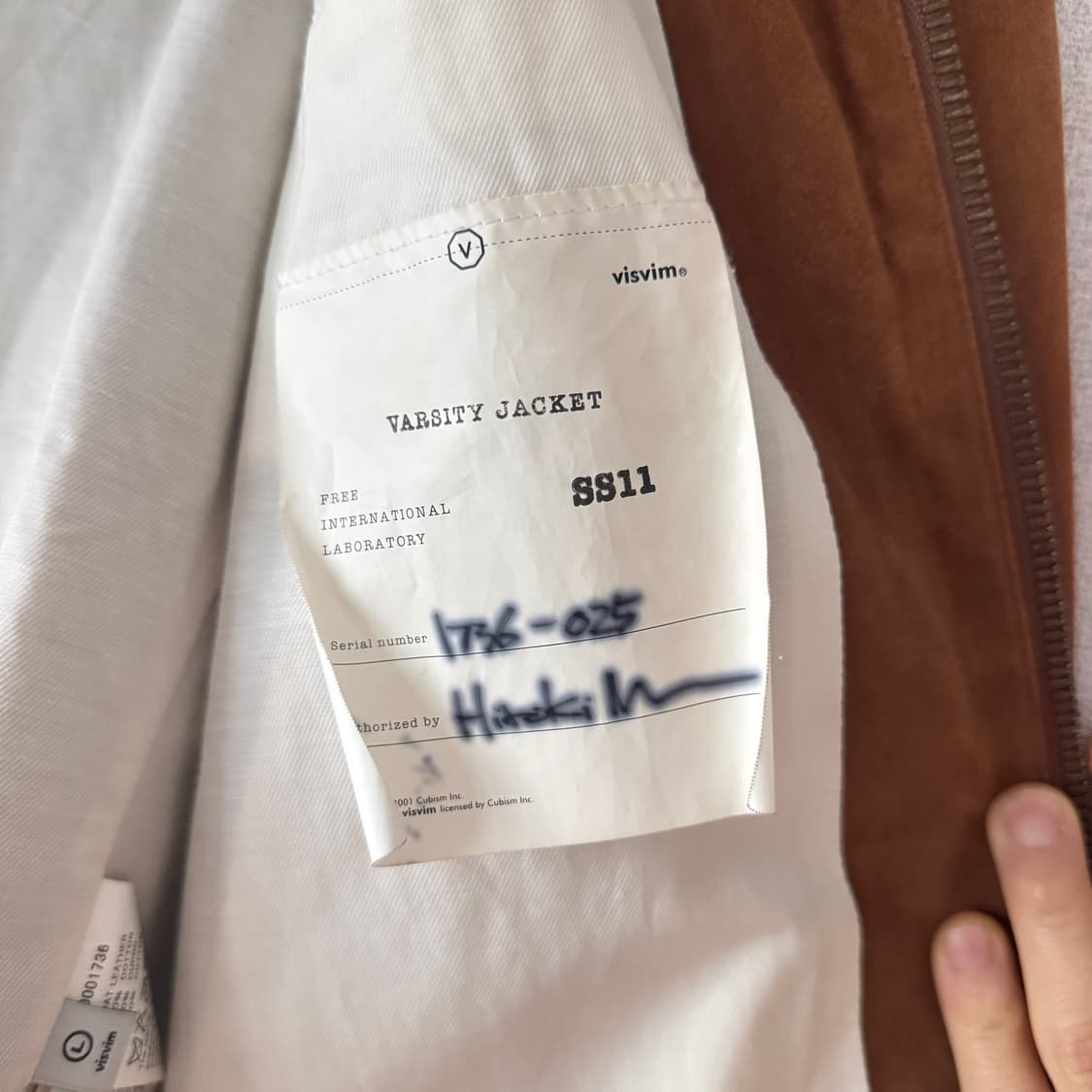 L) 비즈빔 양가죽 스웨이드 자켓 상품이미지4