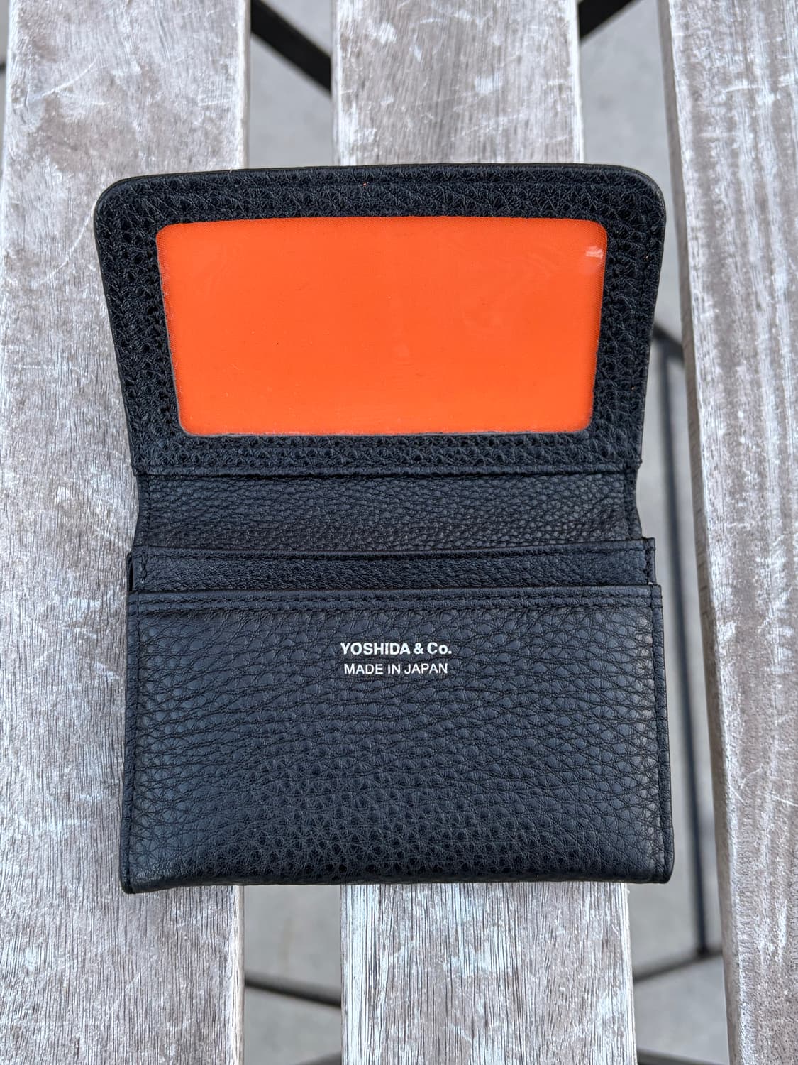 포터 캄 카드 지갑 블랙 상품이미지3