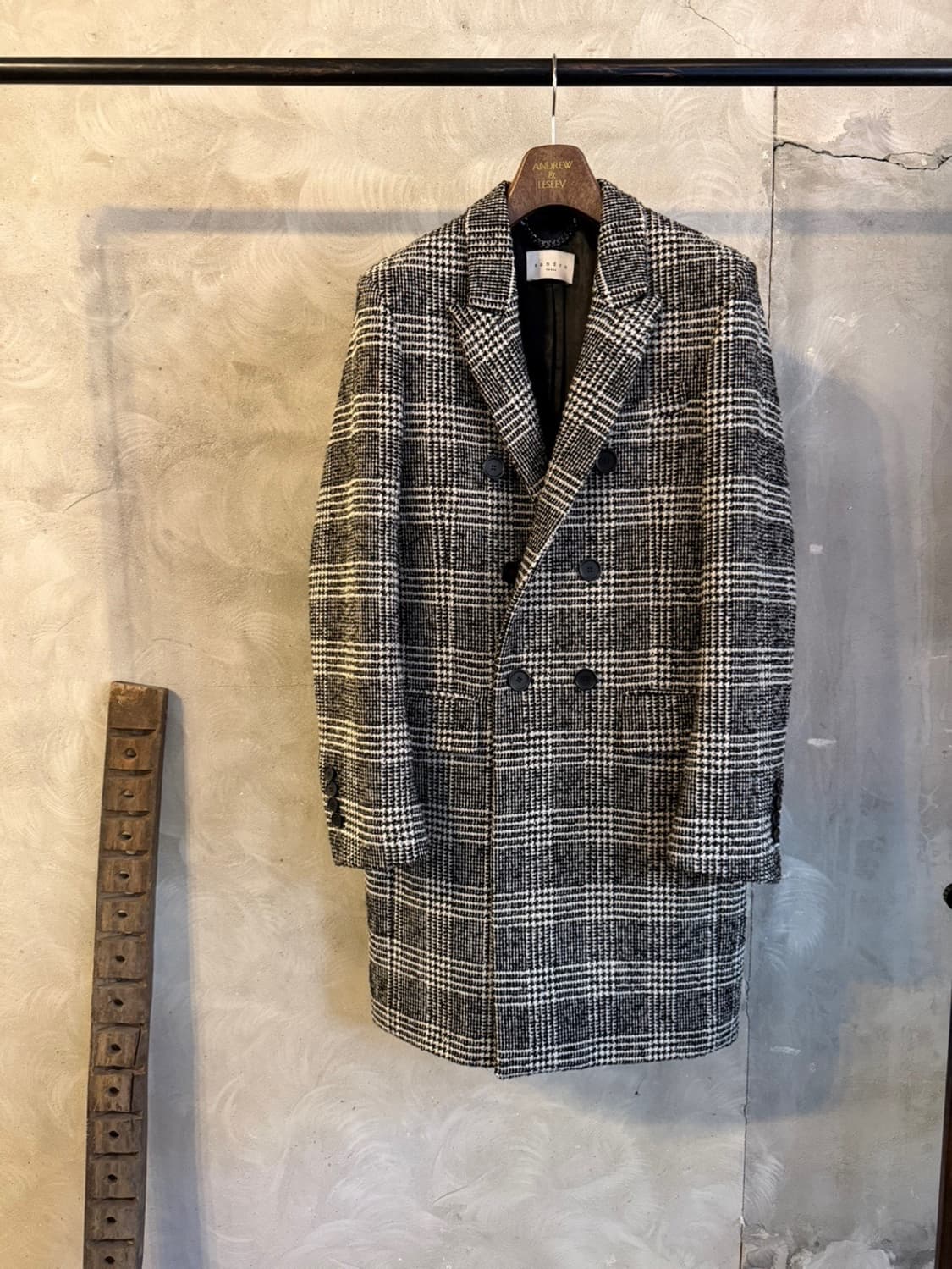 산드로 더블브레스티드 코트 남성100 상품이미지1