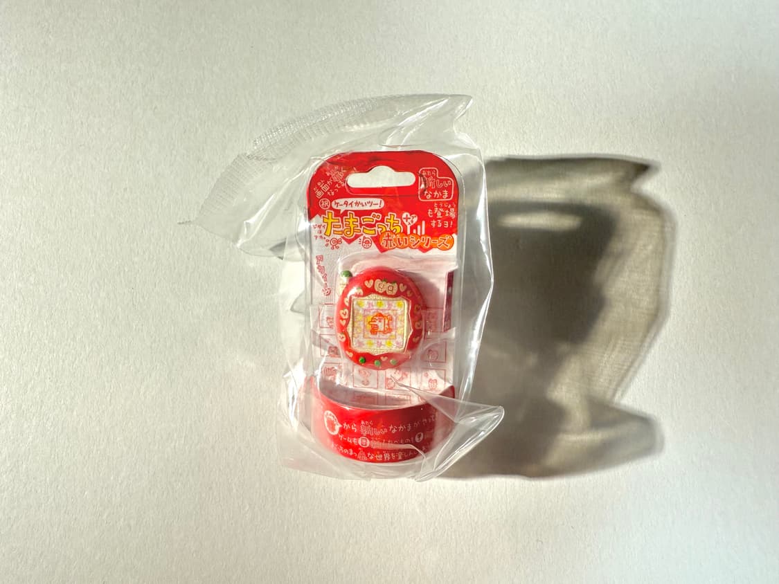 새상품) 반다이 다마고치 반지 레드 (다마고치 가챠) 상품이미지1