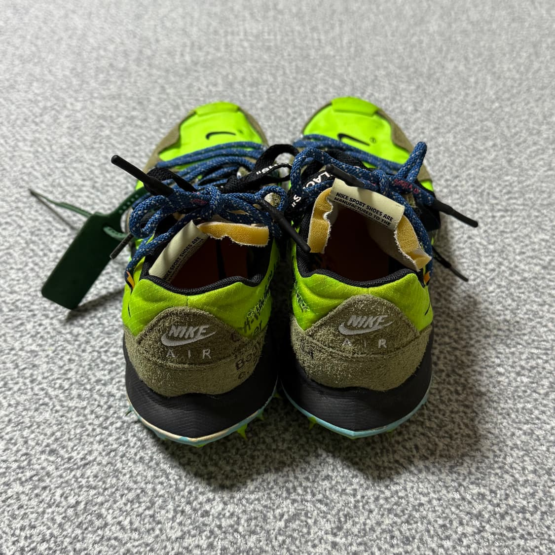 나이키 오프화이트 줌 테라 카이거 그린 240 상품이미지5