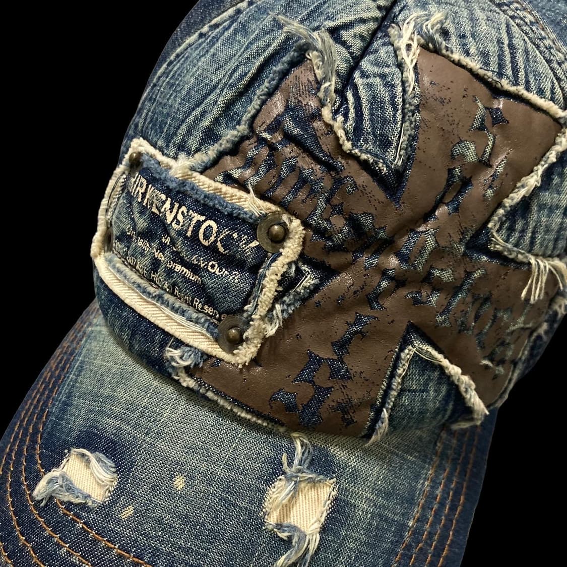 빈티지 크로스헤드 데님 볼캡 상품이미지3