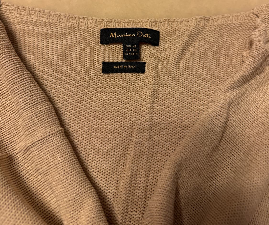 마시모두띠 슬리브리스 니트 xs(새상품) 상품이미지3