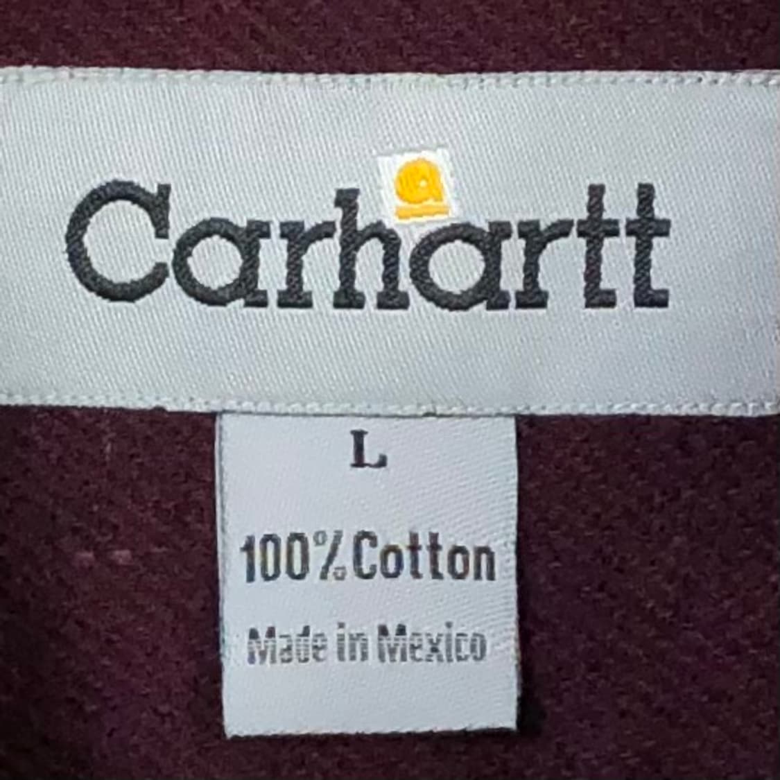 L 칼하트 버건디 워크 남방 상품이미지3