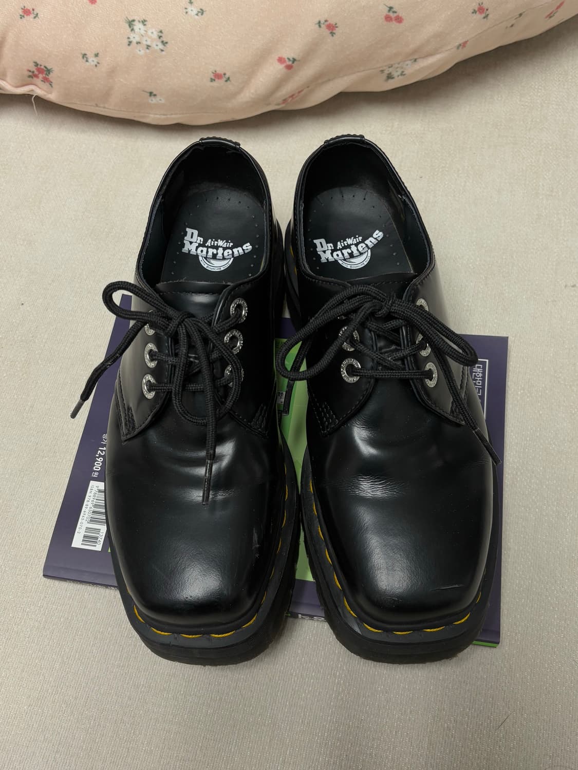 닥터마틴 스퀘어드 3홀 워커 신발 스퀘어토 상품이미지2