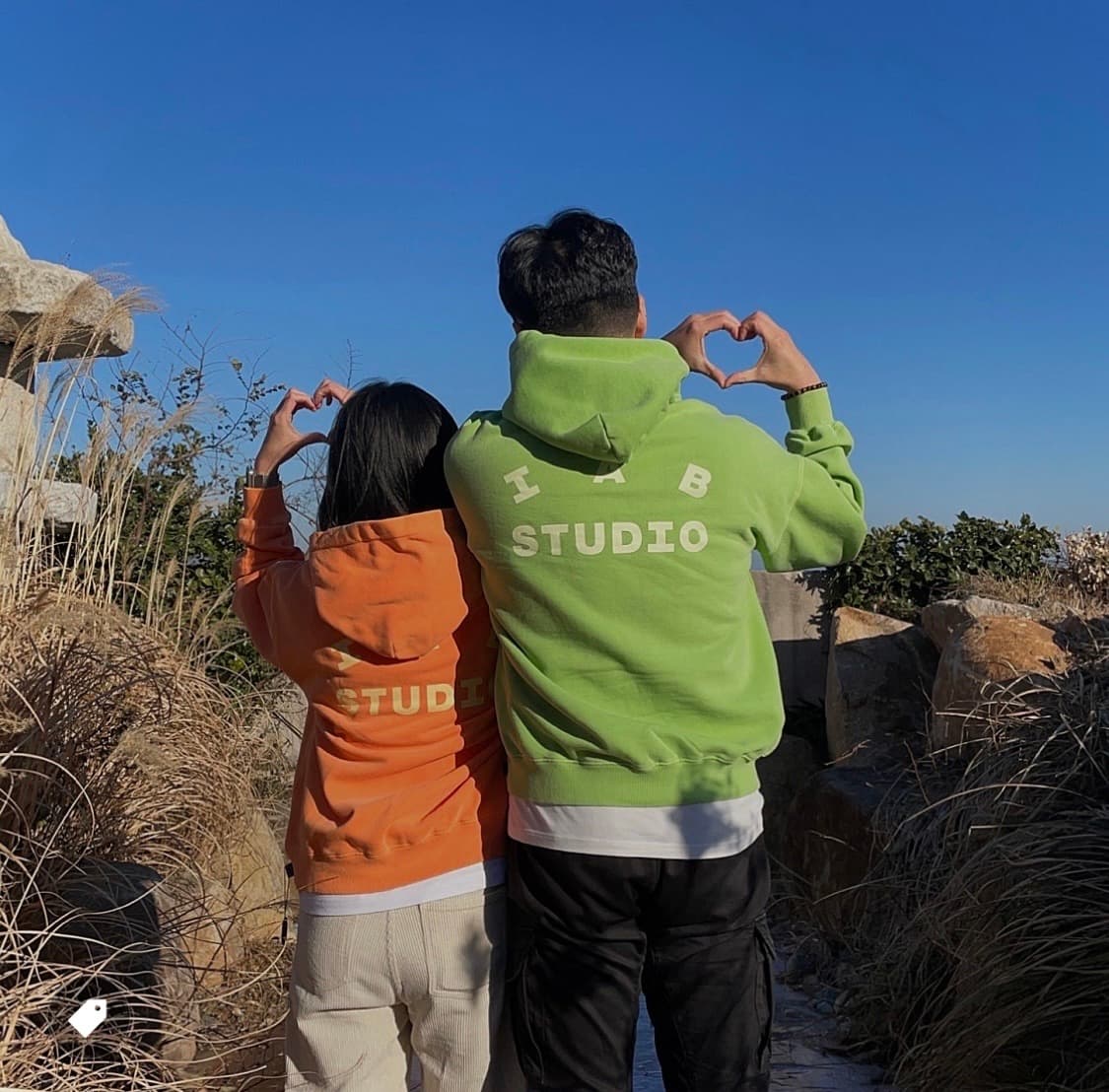 [새상품] 아이앱 스튜디오 피그먼트 후드 살몬 상품이미지10