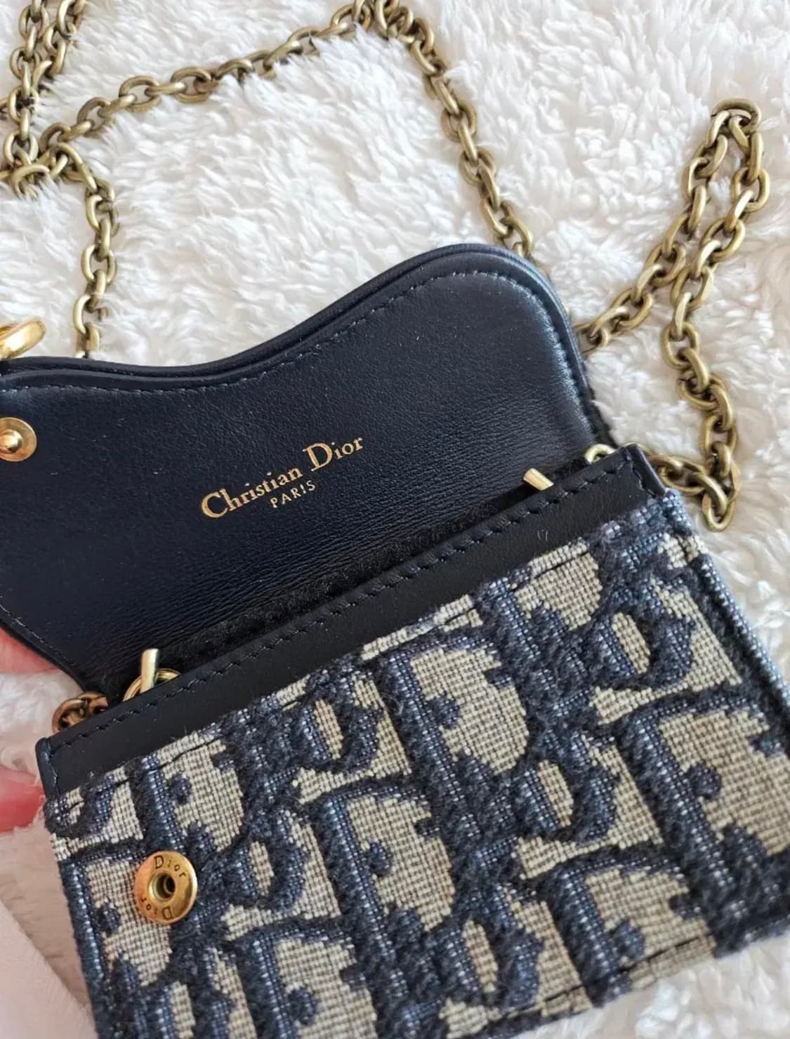 [정품] 디올 오블리크 카드지갑 + 전용 체인 상품이미지3