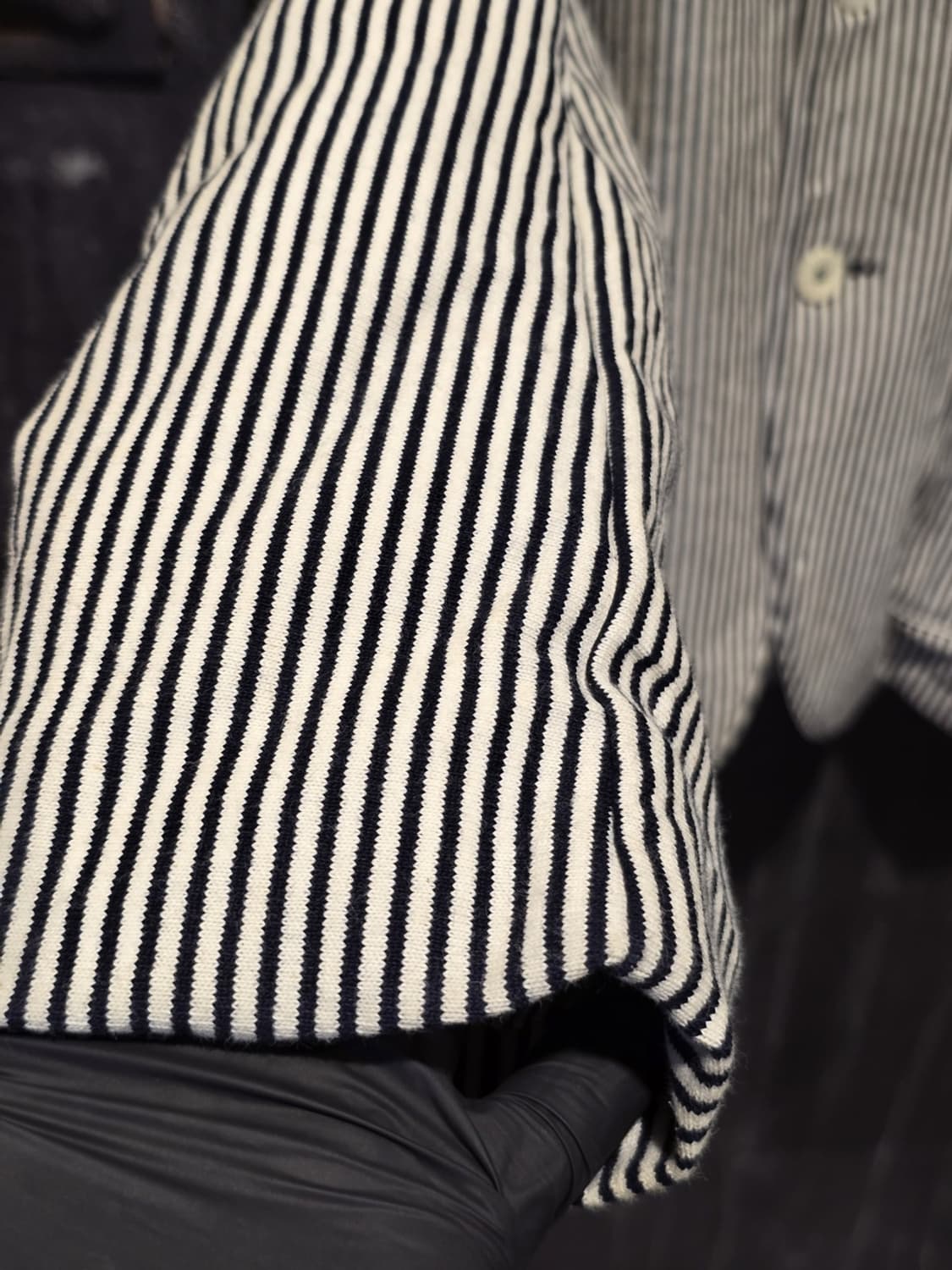 Ships Pinstripe Cotton Blazer 상품이미지3