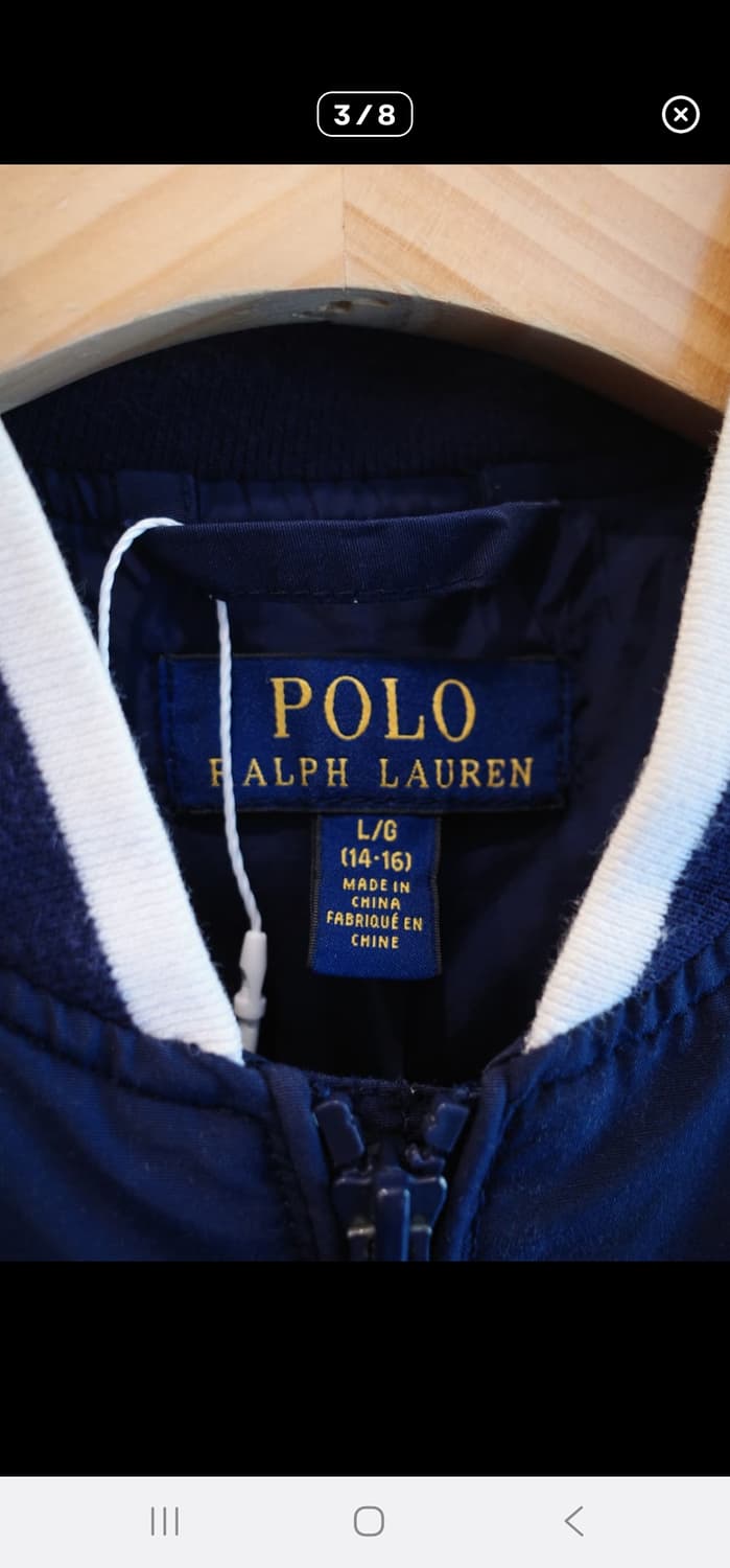 폴로 랄프로렌  나일론 블루종 자켓 상품이미지3