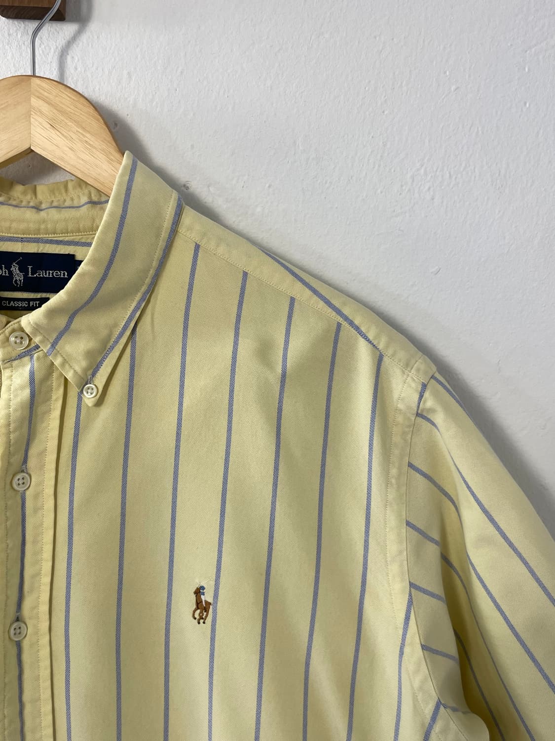 폴로 커스텀핏 스트라이프 셔츠  상품이미지4