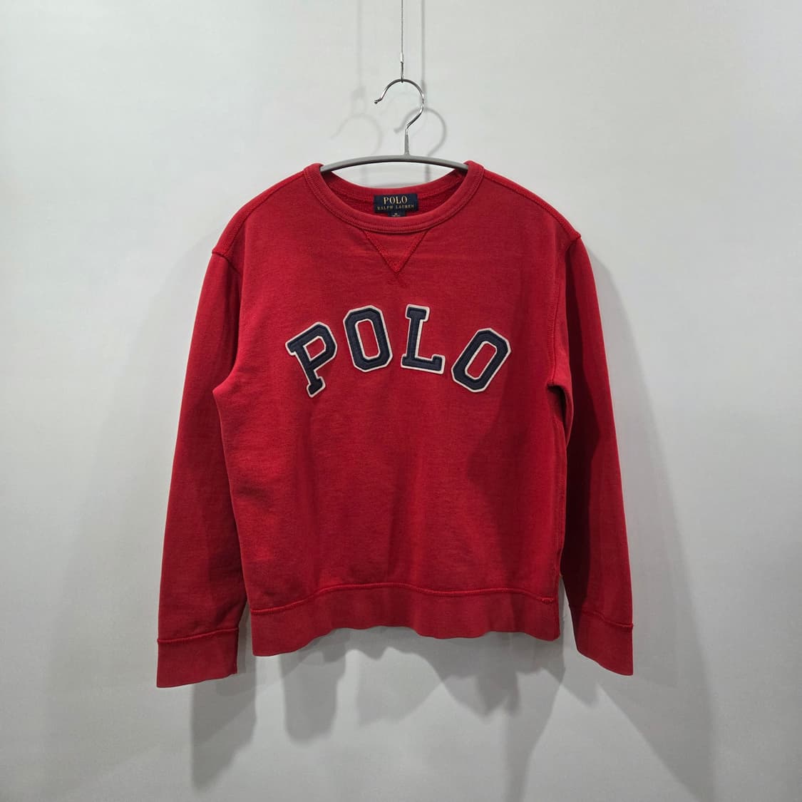 폴로랄프로렌 키즈 스펠로고 기모 맨투맨 M/10/12 상품이미지1