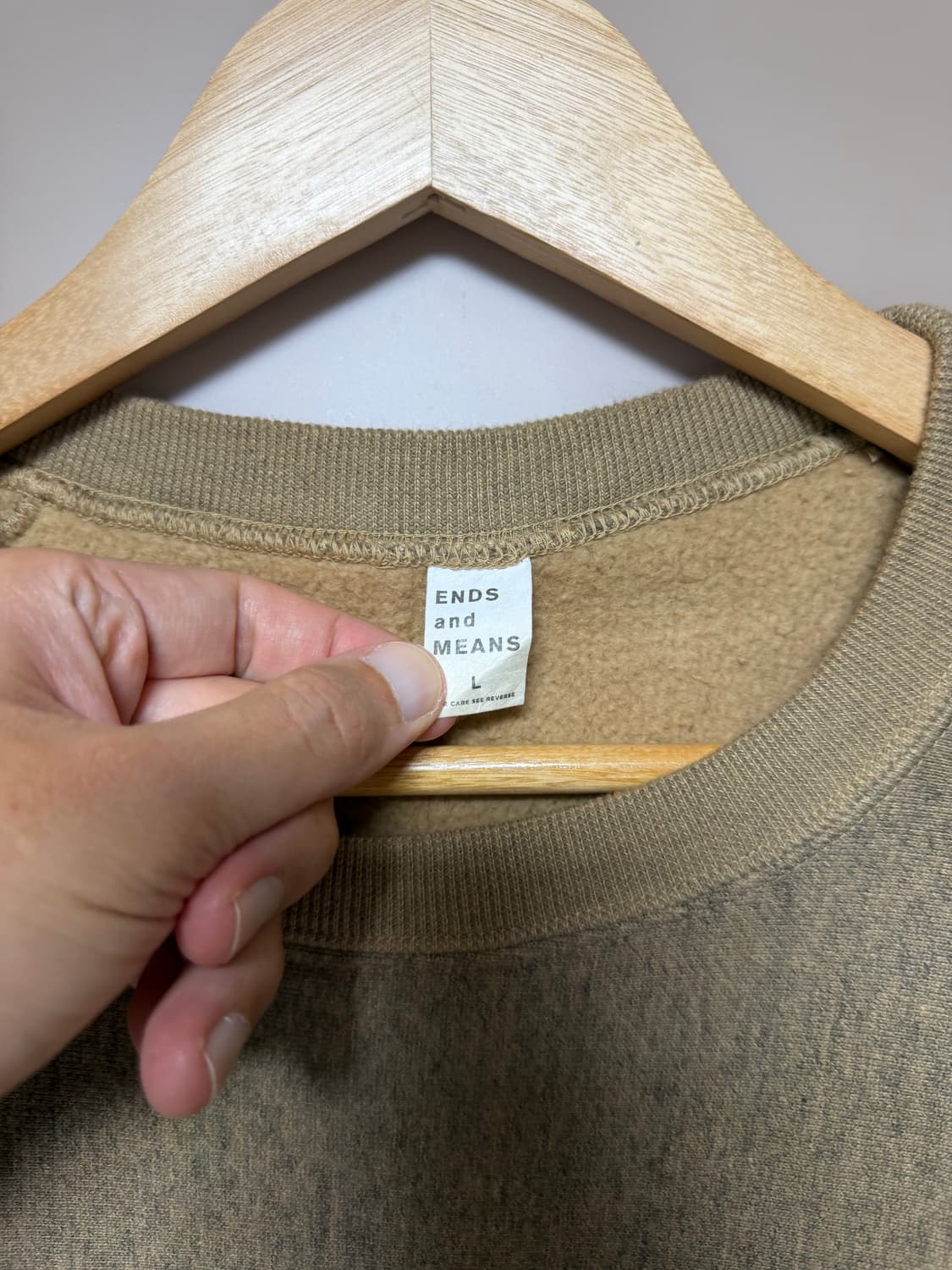 앤즈엔드민즈 크루넥 L 상품이미지2