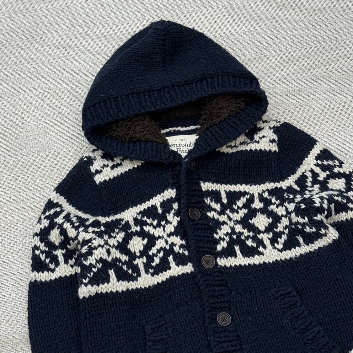 아베크롬비 코위찬 니트 가디건 r2365 상품이미지3