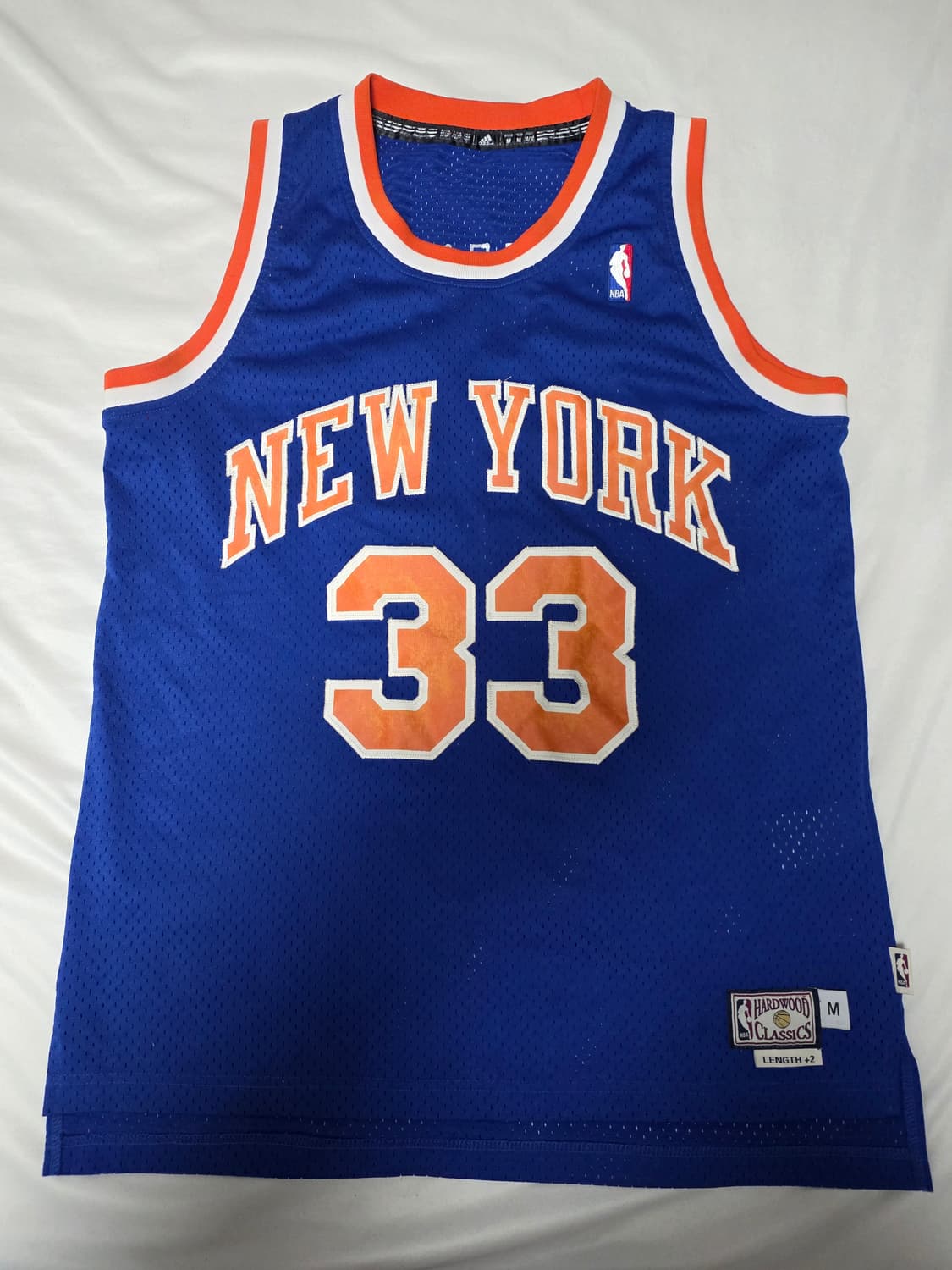 NBA 농구 저지 뉴욕 닉스 패트릭 유잉 33 M (가단 58cm) 상품이미지2