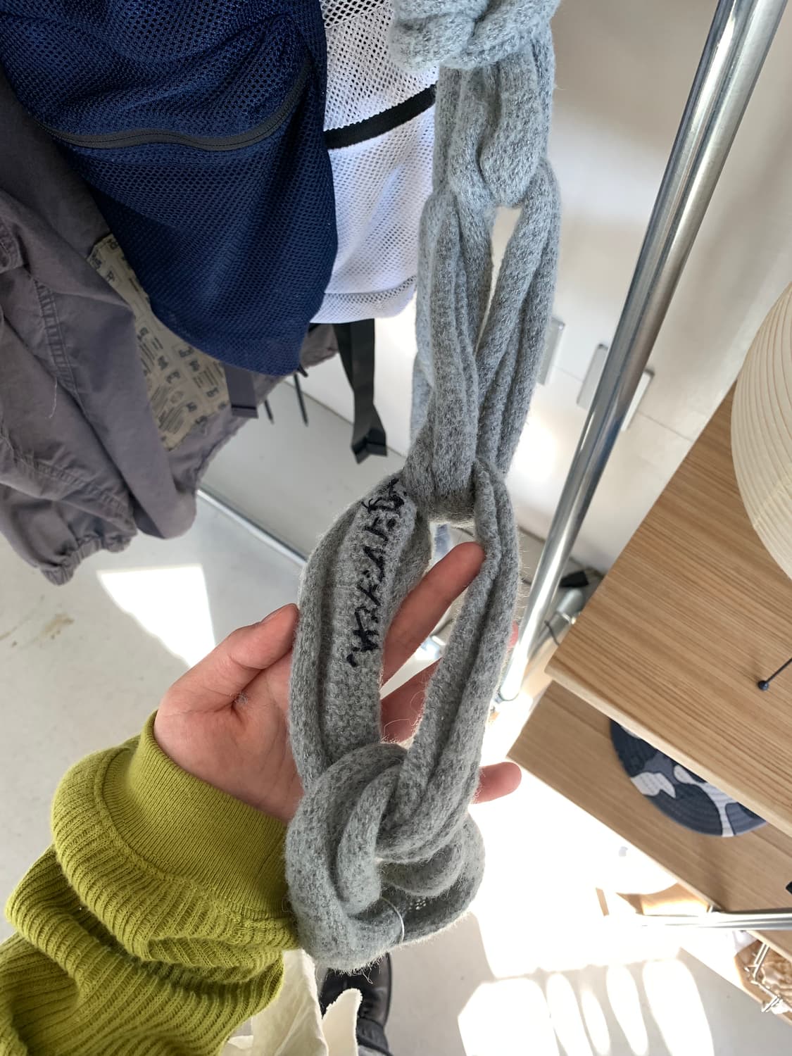 Hysteric glamour 히스테릭 글래머 꽈배기 머플러 상품이미지2